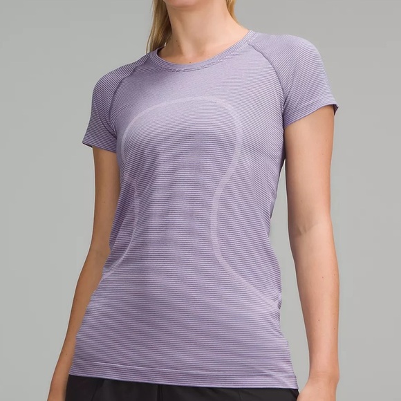 lululemon athletica Tops - LULULEMON Swiftly Tech Short-Sleeve Shirt 2.0
Hip Length Lilac